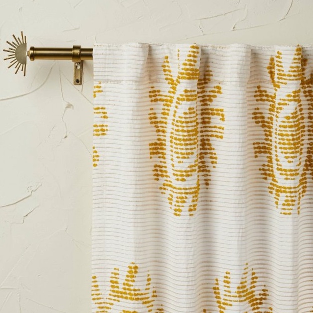 Boho SUN CURTAIN - Opalhouse Jungalow light filtering curtain 50” x 84”